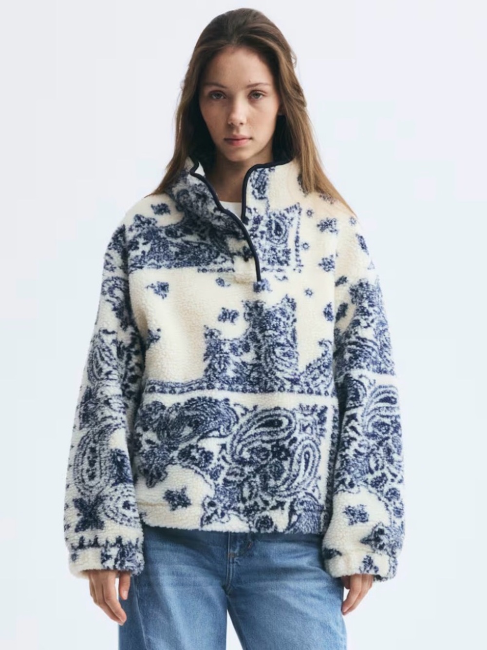 H&M Teddy Fleece Sweatshirt New